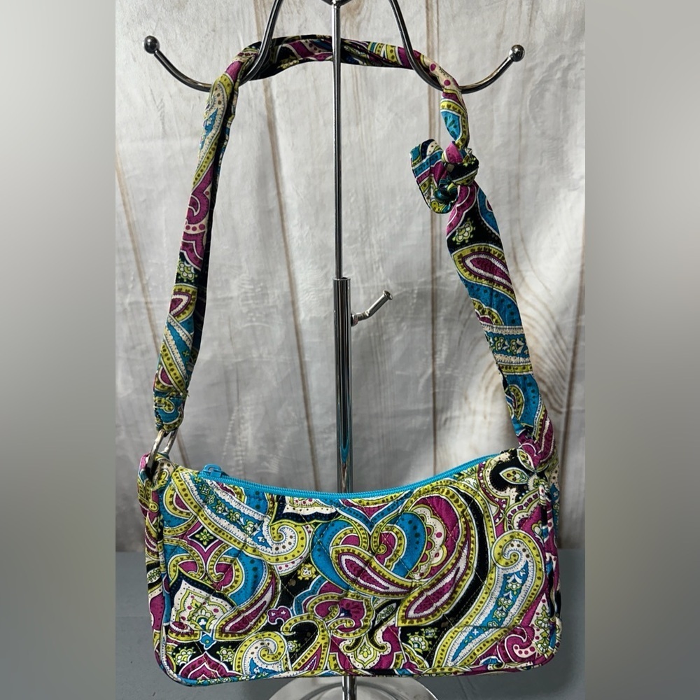 Vera Bradley Daphne Silk Baguette Shoulder Bag